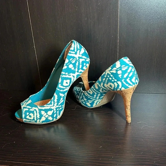 Christian Soriano Payless Peep Toe Heels size 5 1/2 - Picture 7 of 12